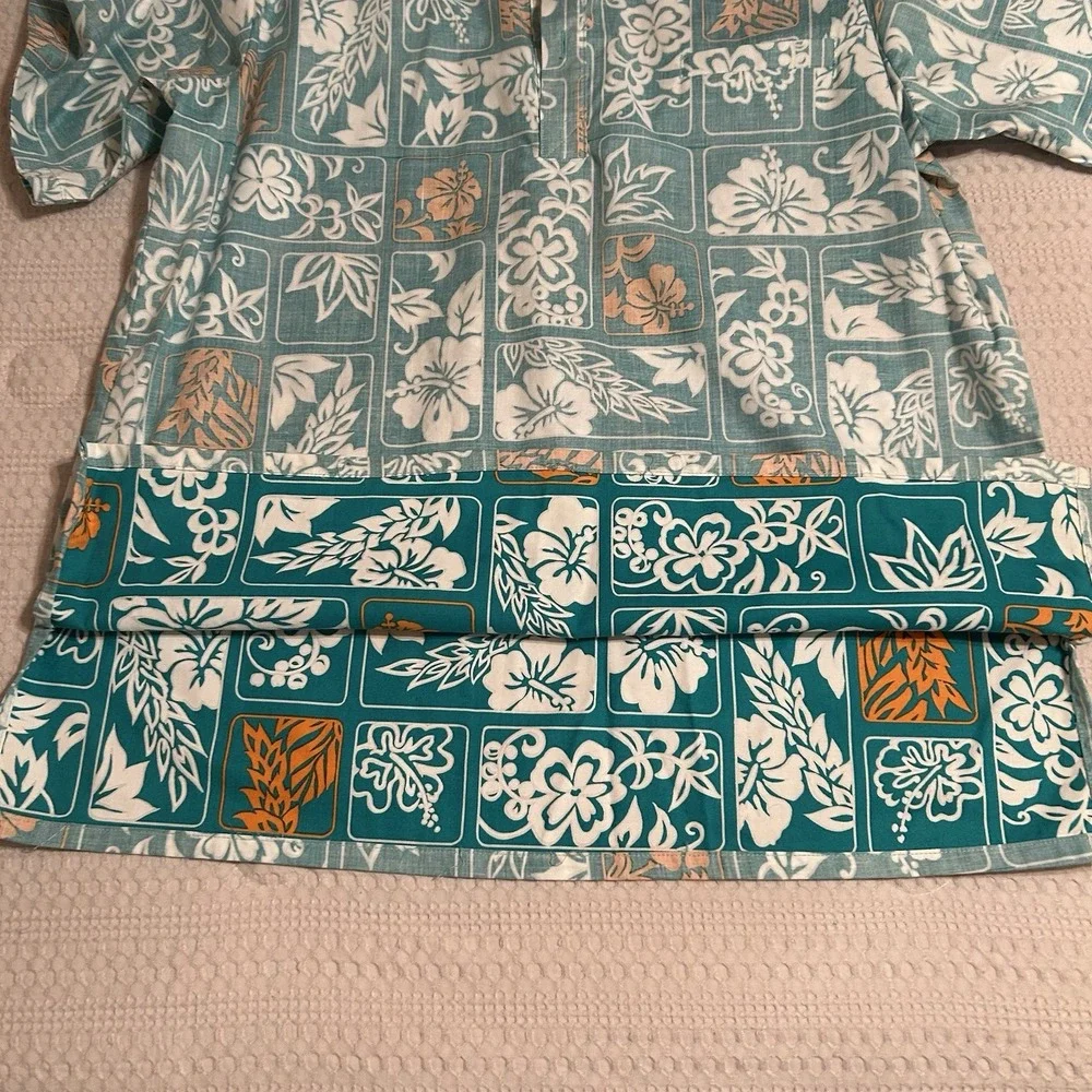 Barefoot in Paradise VTG XL Hawaiian Shirt‎ Vacation Beach Surf Resort Cruise